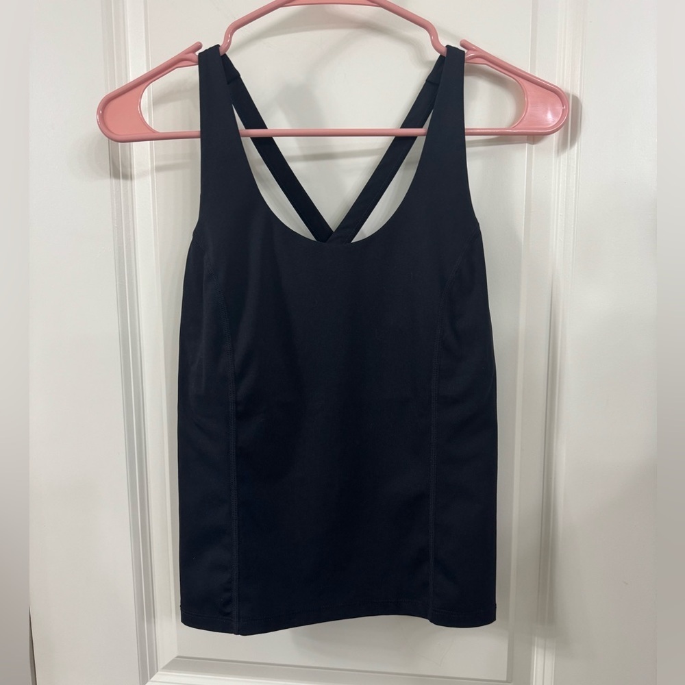 Fabletics Black Strappy Tank